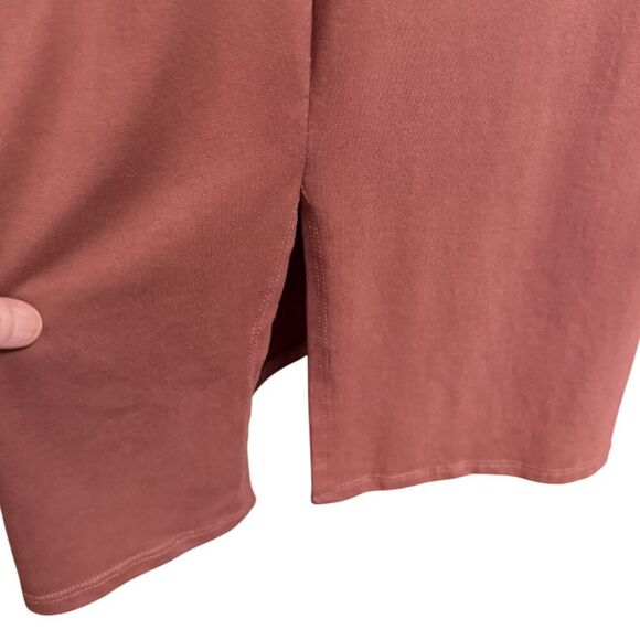 Roolee Mauve Tie Front Long Sleeve Maxi Dress - Picture 8 of 13